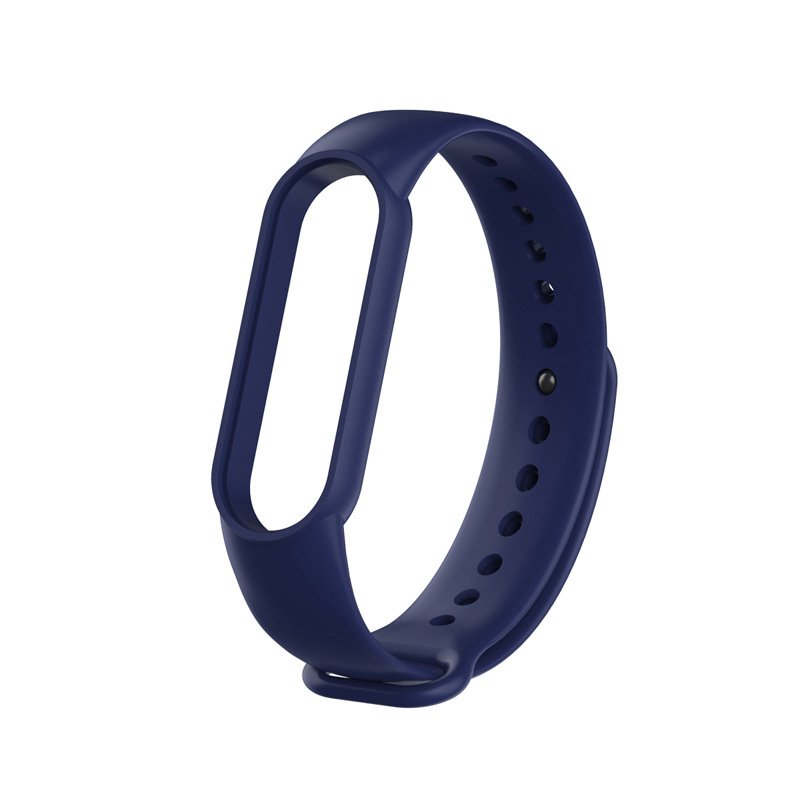 Siliconen bandje Xiaomi Mi Smart Band 5/Smart Band 6/Smart Band 7 donker blauw