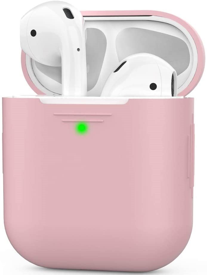 Siliconen hoesje voor Apple Airpods 1/2 roze