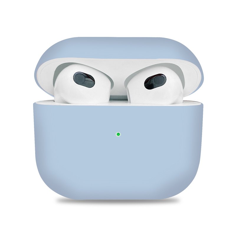 Siliconen hoesje voor Apple Airpods 3 licht blauw