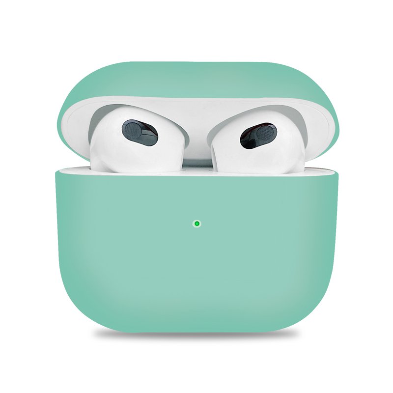 Siliconen hoesje voor Apple Airpods 3 mint groen