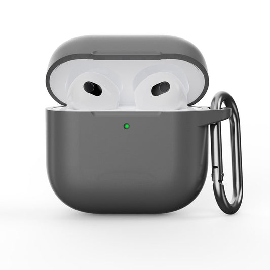 Siliconen hoesje voor Apple Airpods 4 grijs