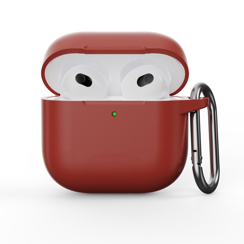 Siliconen hoesje voor Apple Airpods 4 rood