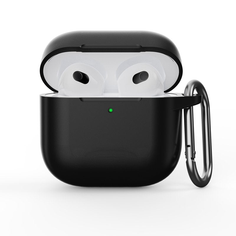 Siliconen hoesje voor Apple Airpods 4 zwart