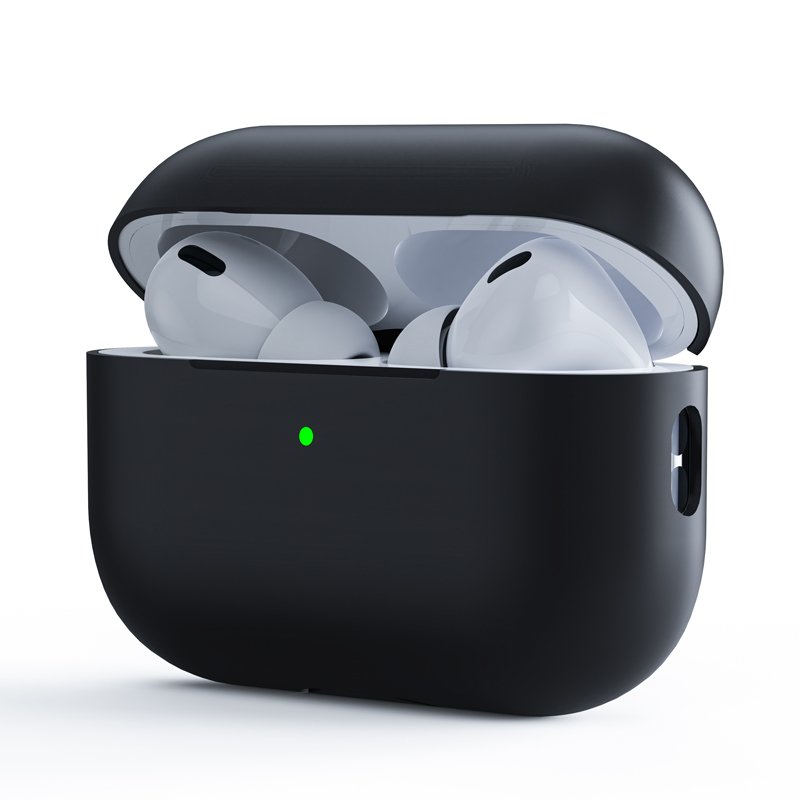 Siliconen hoesje voor Apple Airpods Pro 2 zwart