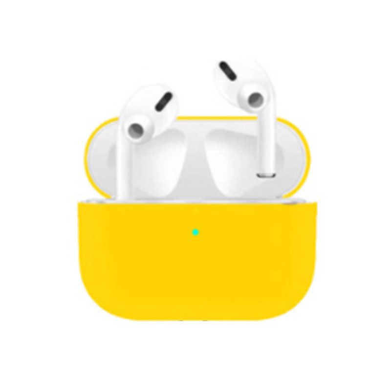 Siliconen hoesje voor Apple Airpods Pro geel