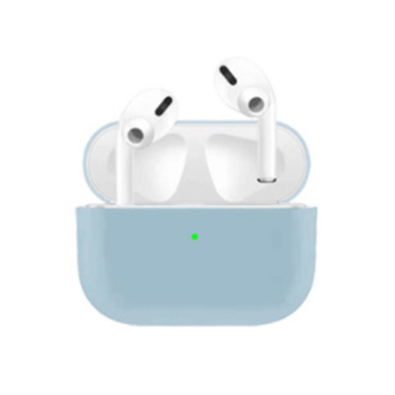 Siliconen hoesje voor Apple Airpods Pro licht blauw