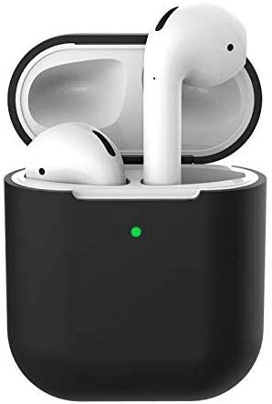 Siliconen hoesje voor Apple Airpods 1/2 zwart