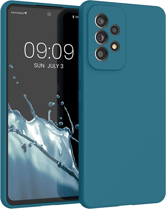 Siliconen TPU hoesje Samsung Galaxy A53 blauw