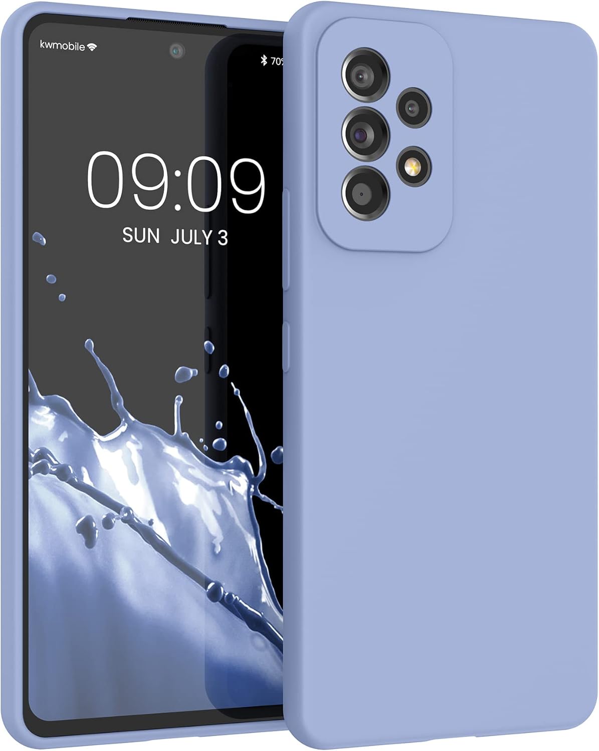Siliconen TPU hoesje Samsung Galaxy A53 paars