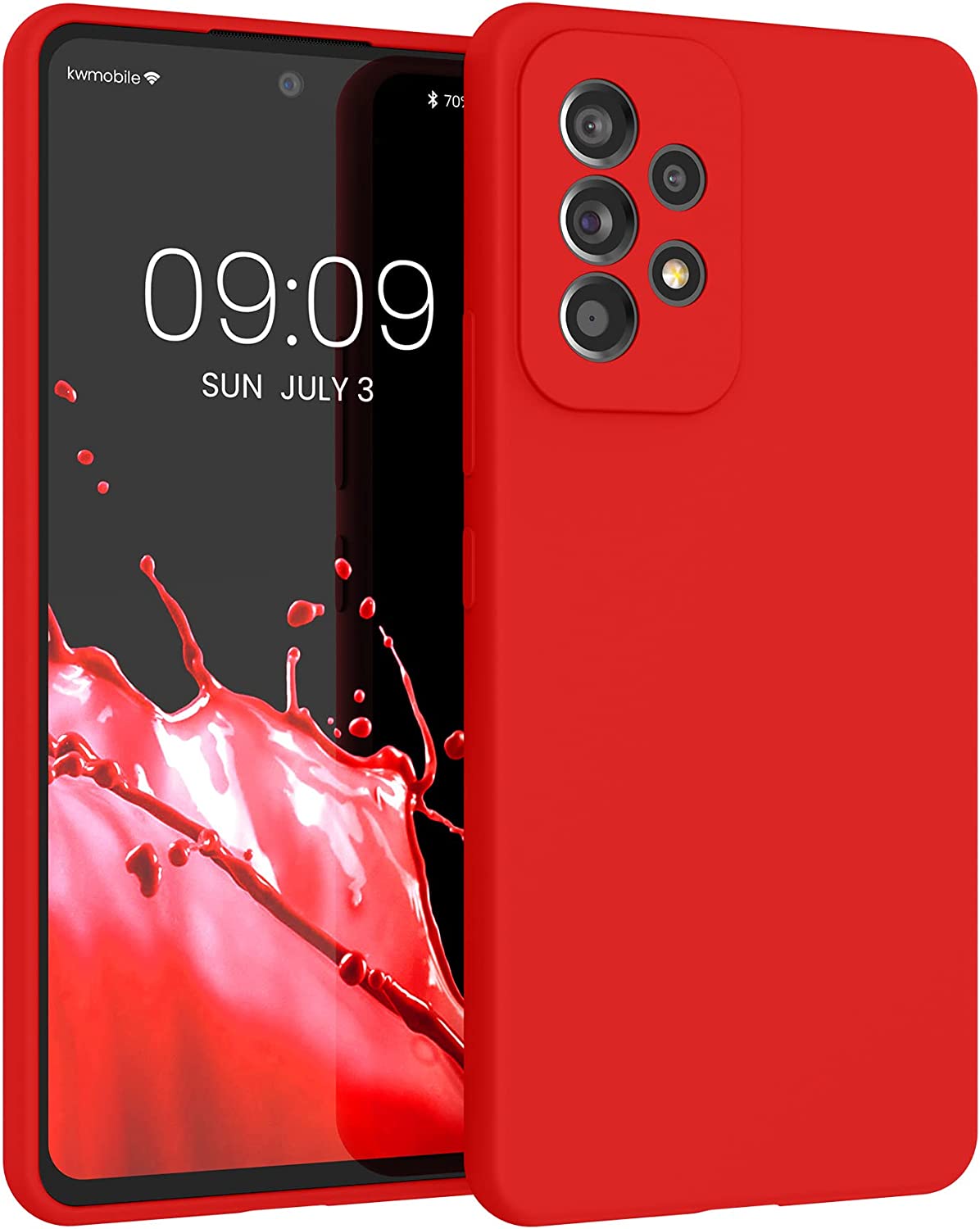 Siliconen TPU hoesje Samsung Galaxy A53 rood
