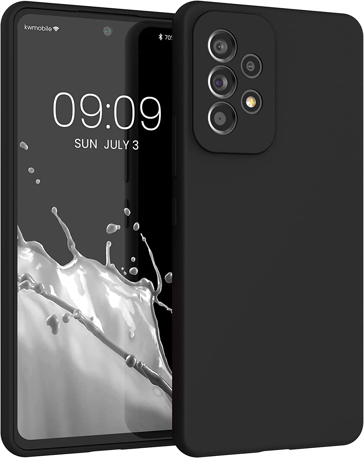 Siliconen TPU hoesje Samsung Galaxy A53 zwart