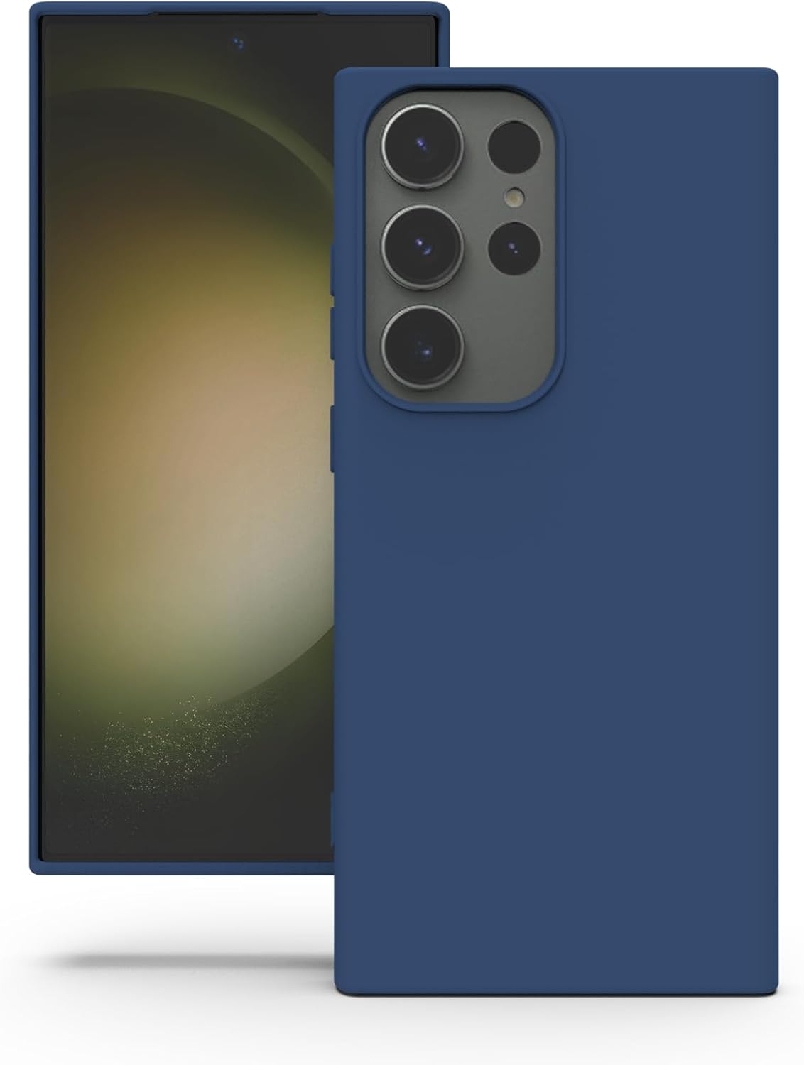Siliconen TPU hoesje Samsung Galaxy S23 Ultra blauw