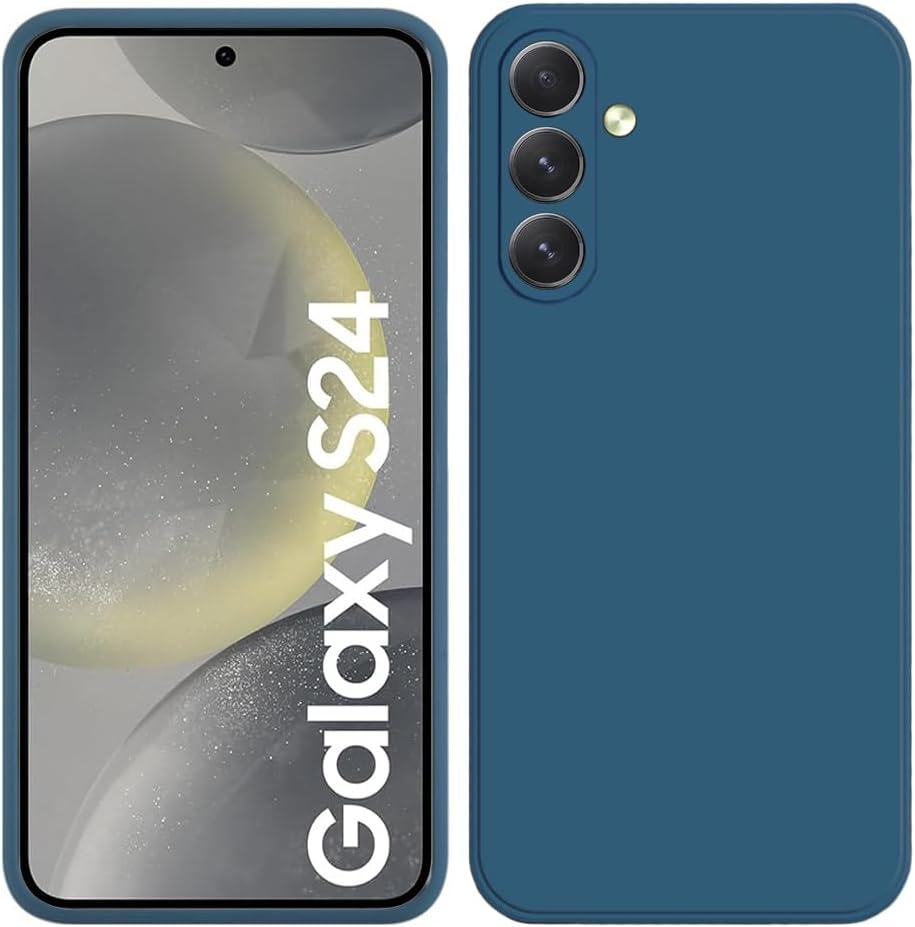 Siliconen TPU hoesje Samsung Galaxy S24 blauw