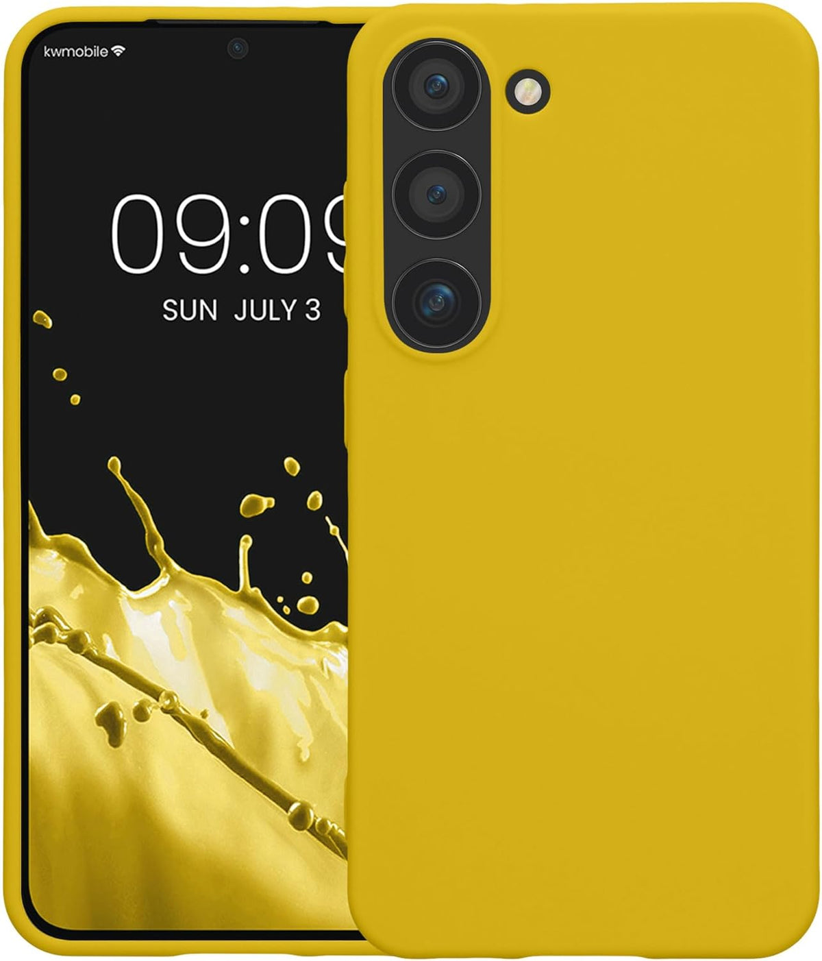 Siliconen TPU hoesje Samsung Galaxy S24+ geel