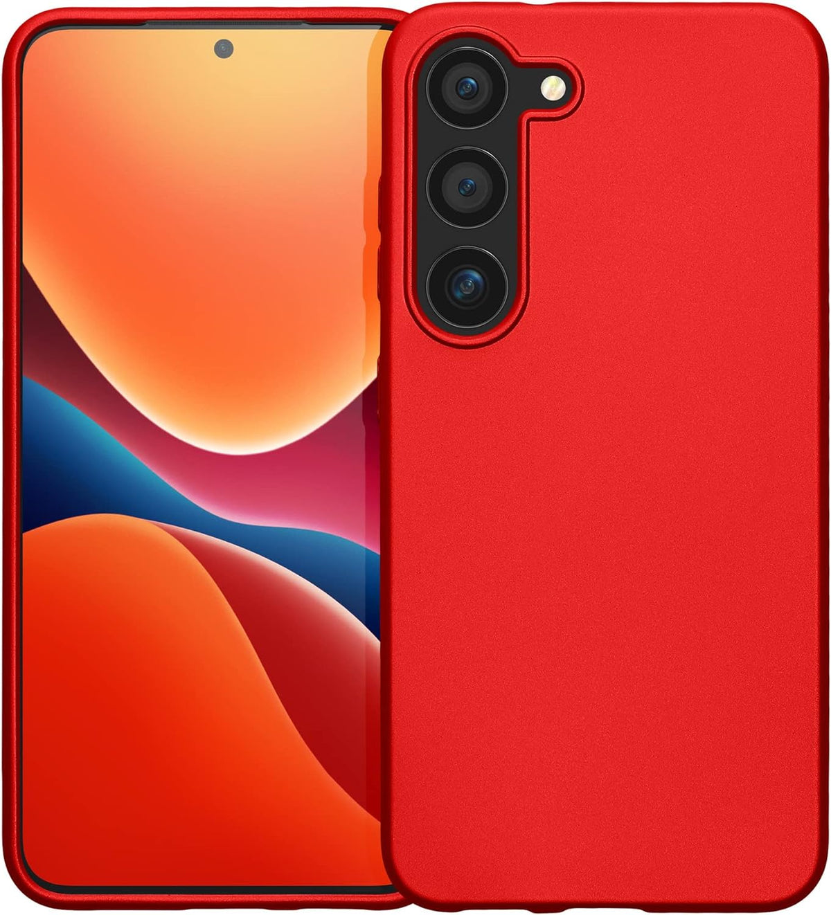 Siliconen TPU hoesje Samsung Galaxy S24+ rood