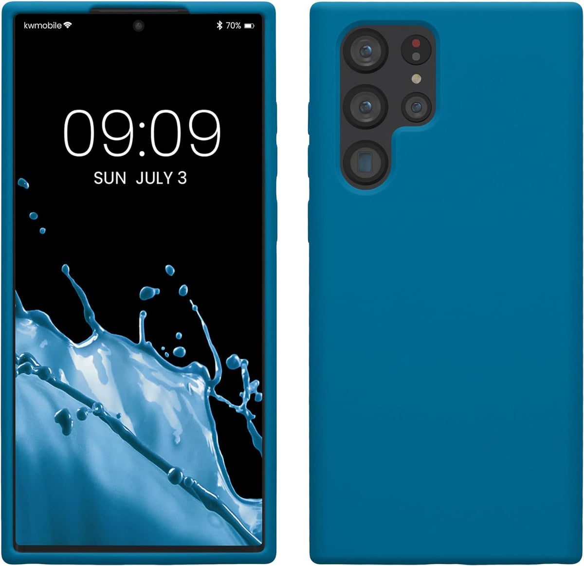 Siliconen TPU hoesje Samsung Galaxy S24 Ultra blauw