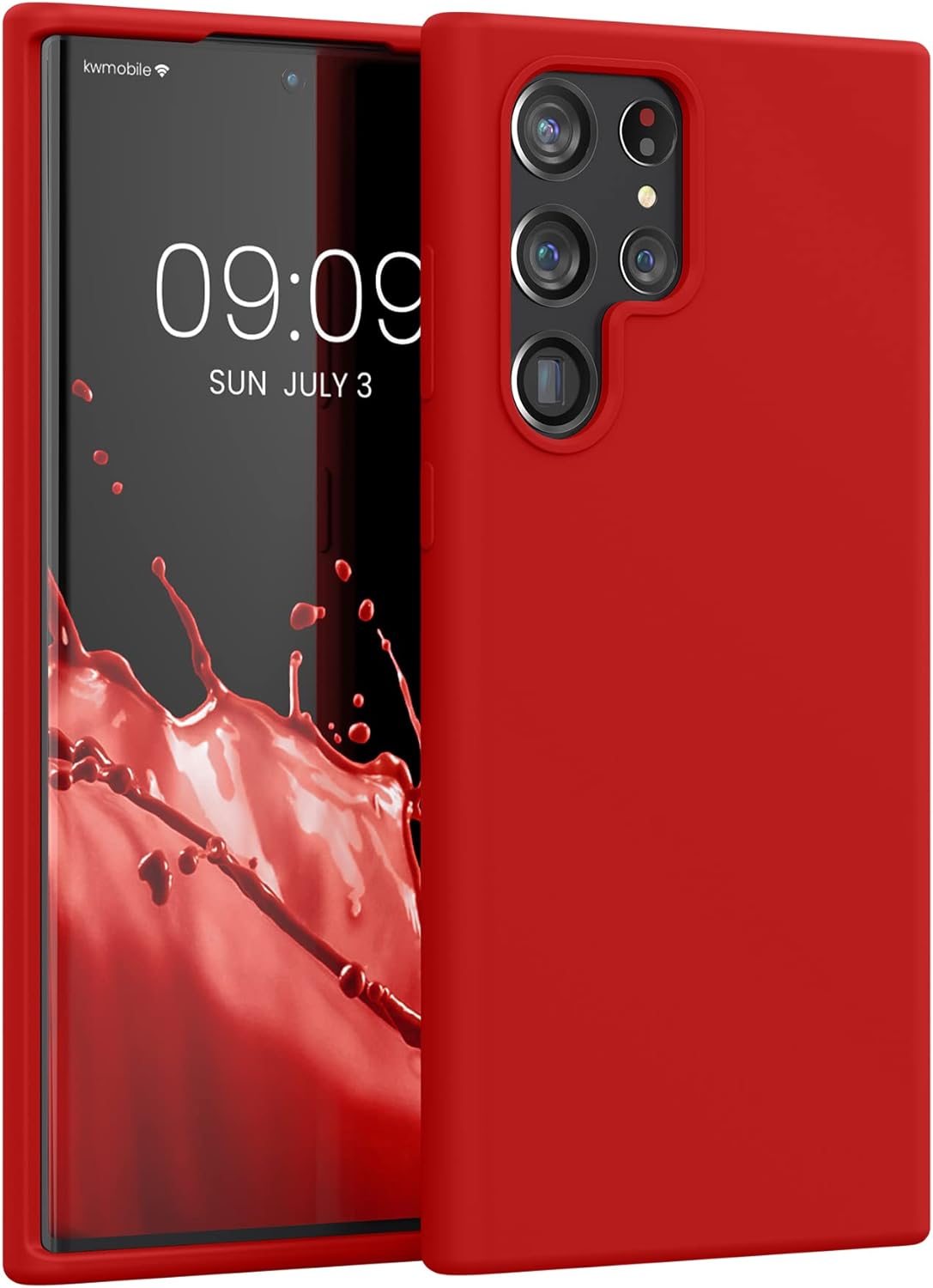 Siliconen TPU hoesje Samsung Galaxy S24 Ultra rood