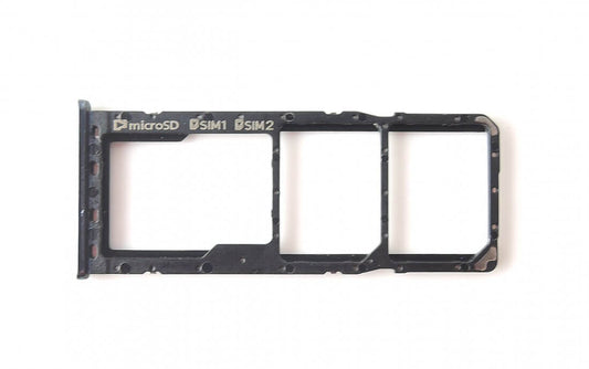Sim en Micro SD kaart houder - Samsung Galaxy A7 2018 - zwart