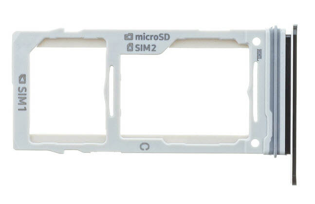 Sim en Micro SD kaart houder - Samsung Galaxy Note 9 - zwart