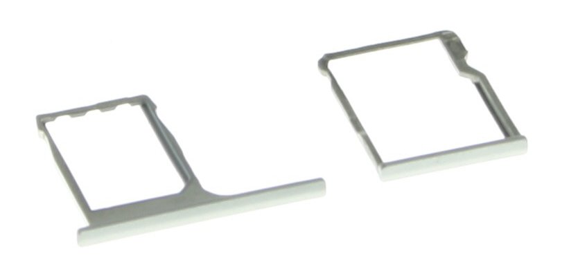 Sim kaart en Micro SD kaart houder HTC One M8 wit