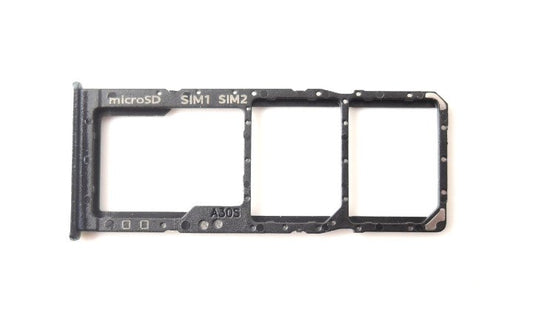 Sim kaart houder - Samsung Galaxy A30s/A50s/A70s - zwart