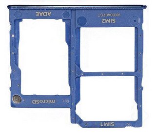 Sim kaart houder - Samsung Galaxy A41 - blauw