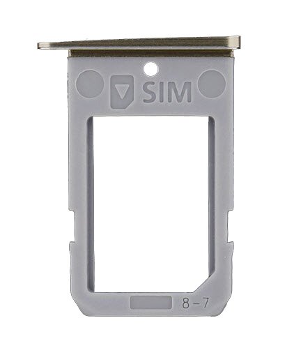 Sim kaart houder - Samsung Galaxy S6 Edge Plus - Goud