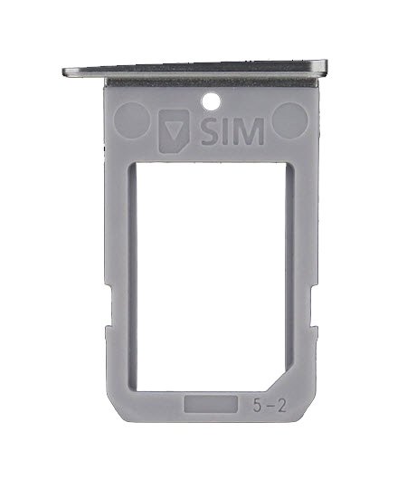 Sim kaart houder - Samsung Galaxy S6 Edge - Wit