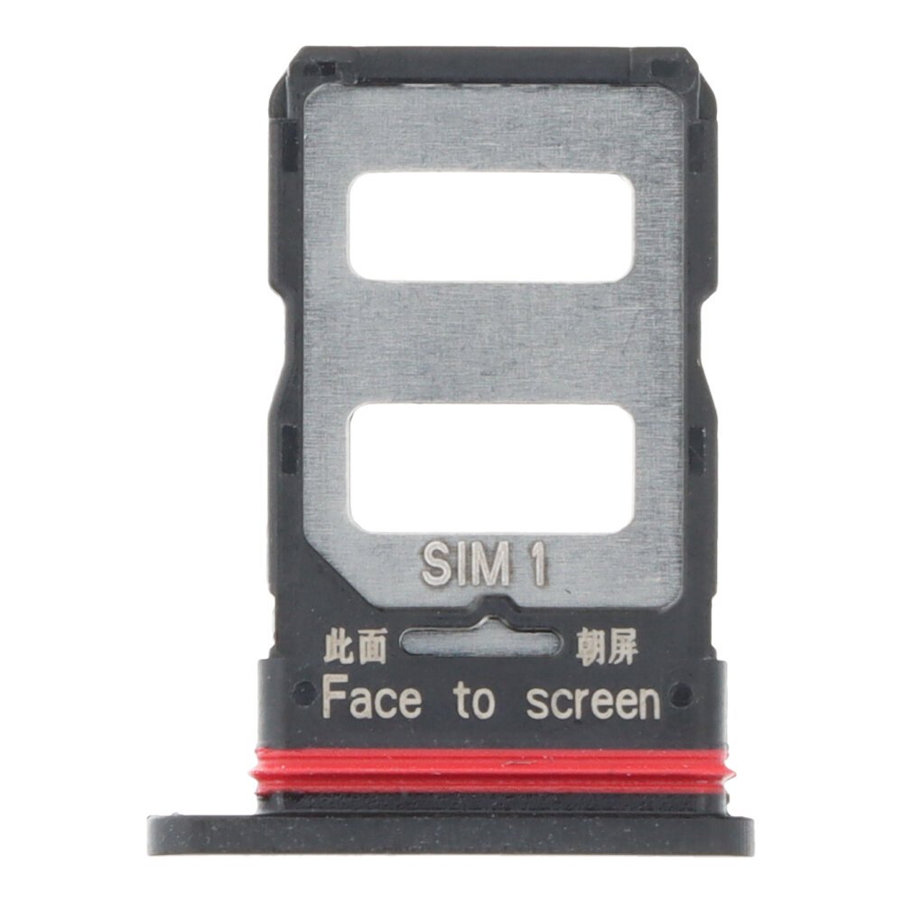 Sim kaart houder - Xiaomi Poco F4 - zwart