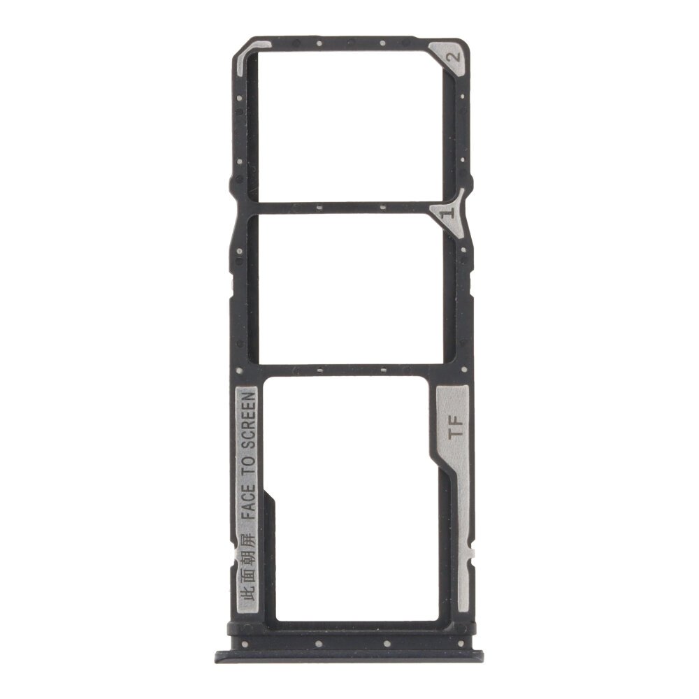 Sim kaart houder - Xiaomi Poco M3 Pro - zwart