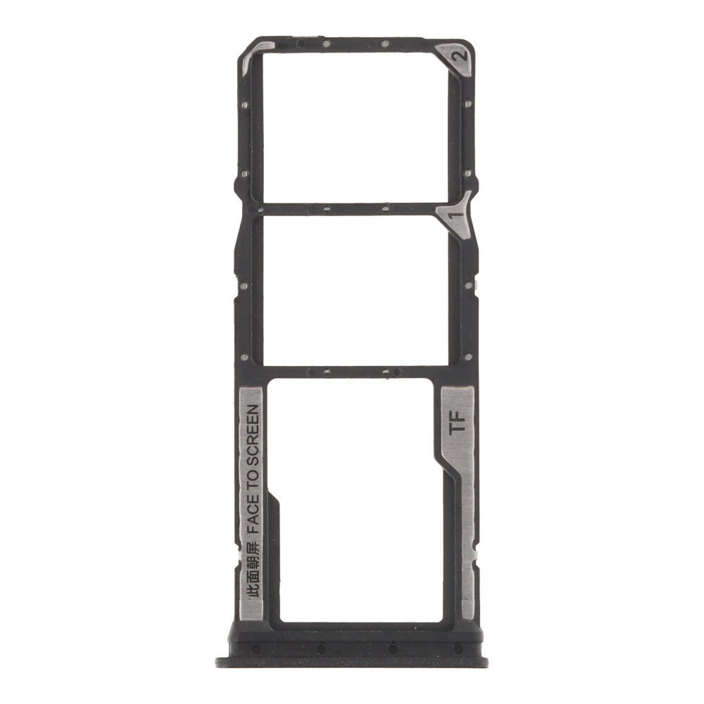 Sim kaart houder - Xiaomi Redmi 13C - zwart