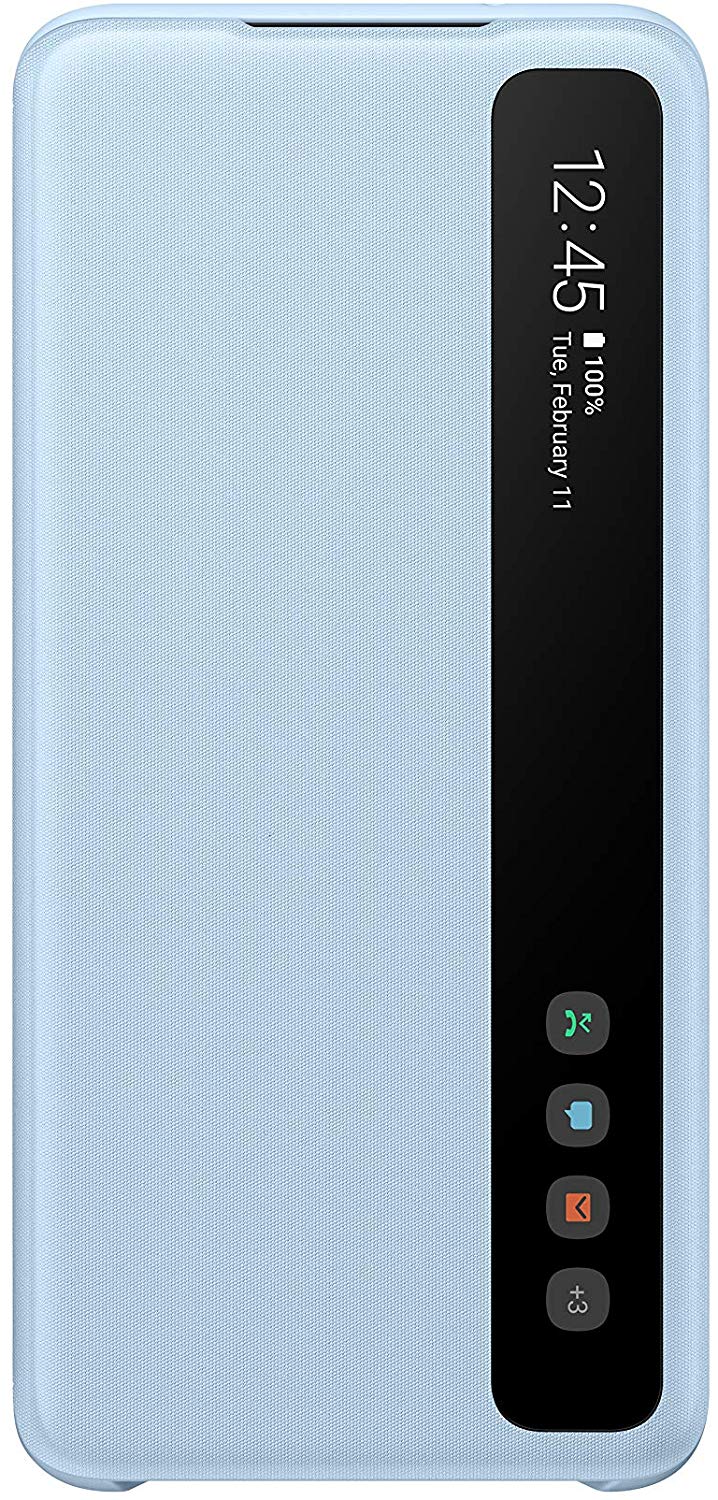 Smart Clear View cover Samsung Galaxy S20 EF-ZG980CLE blauw