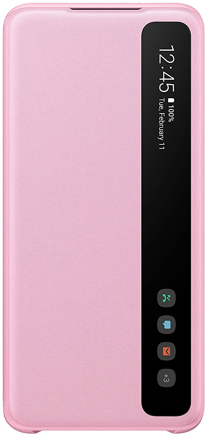 Smart Clear View cover Samsung Galaxy S20 EF-ZG980CPE roze