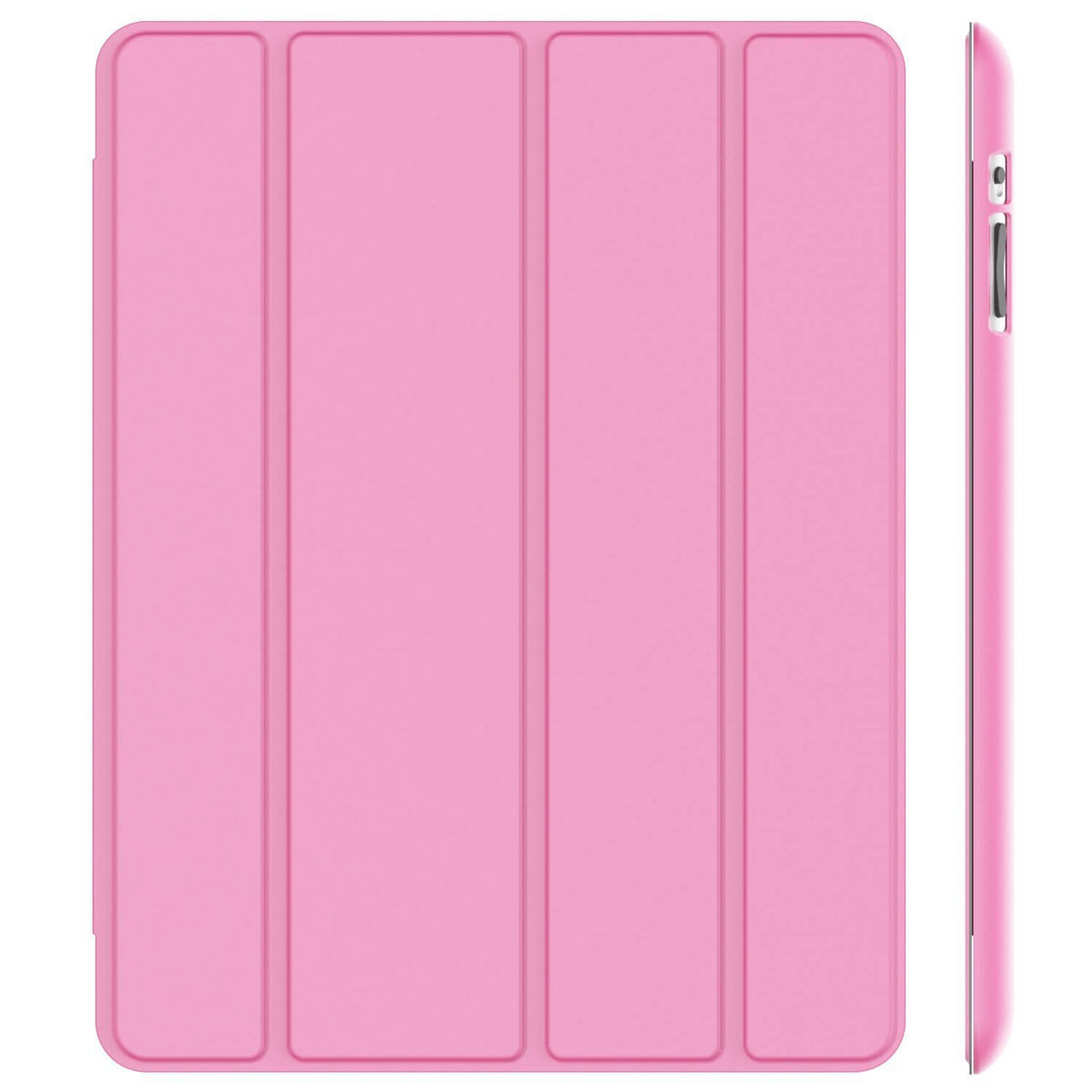 Smart cover met hard case iPad 2/3/4 roze