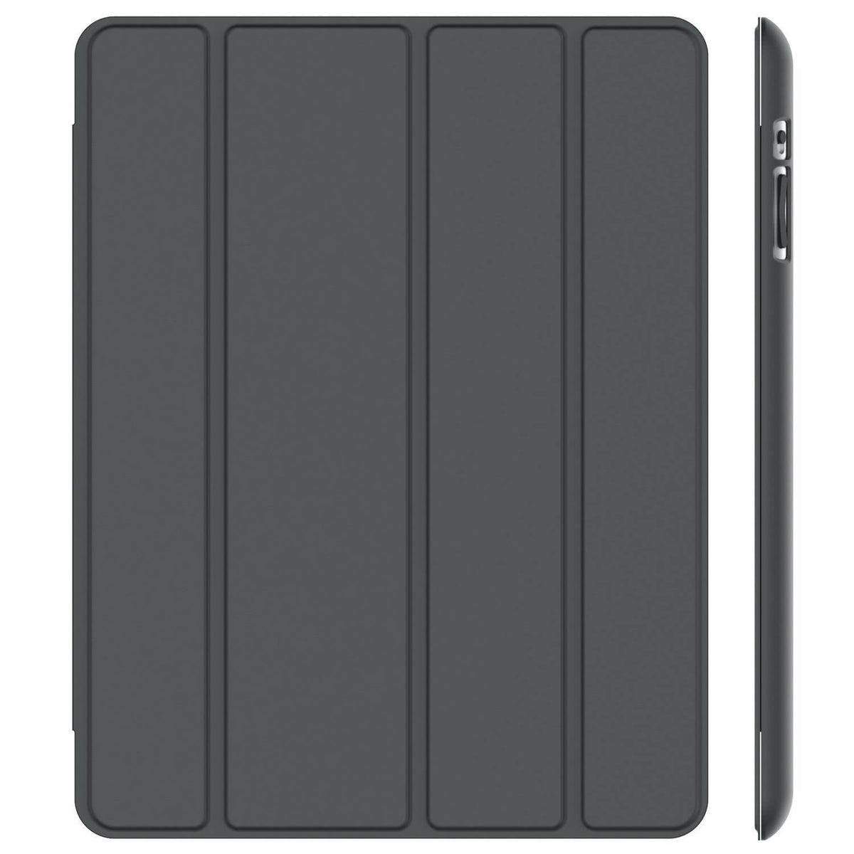 Smart cover met hard case iPad 2/3/4 zwart