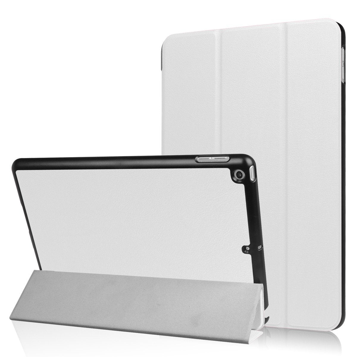 Smart cover met hard case iPad 9.7 2017/2018 wit