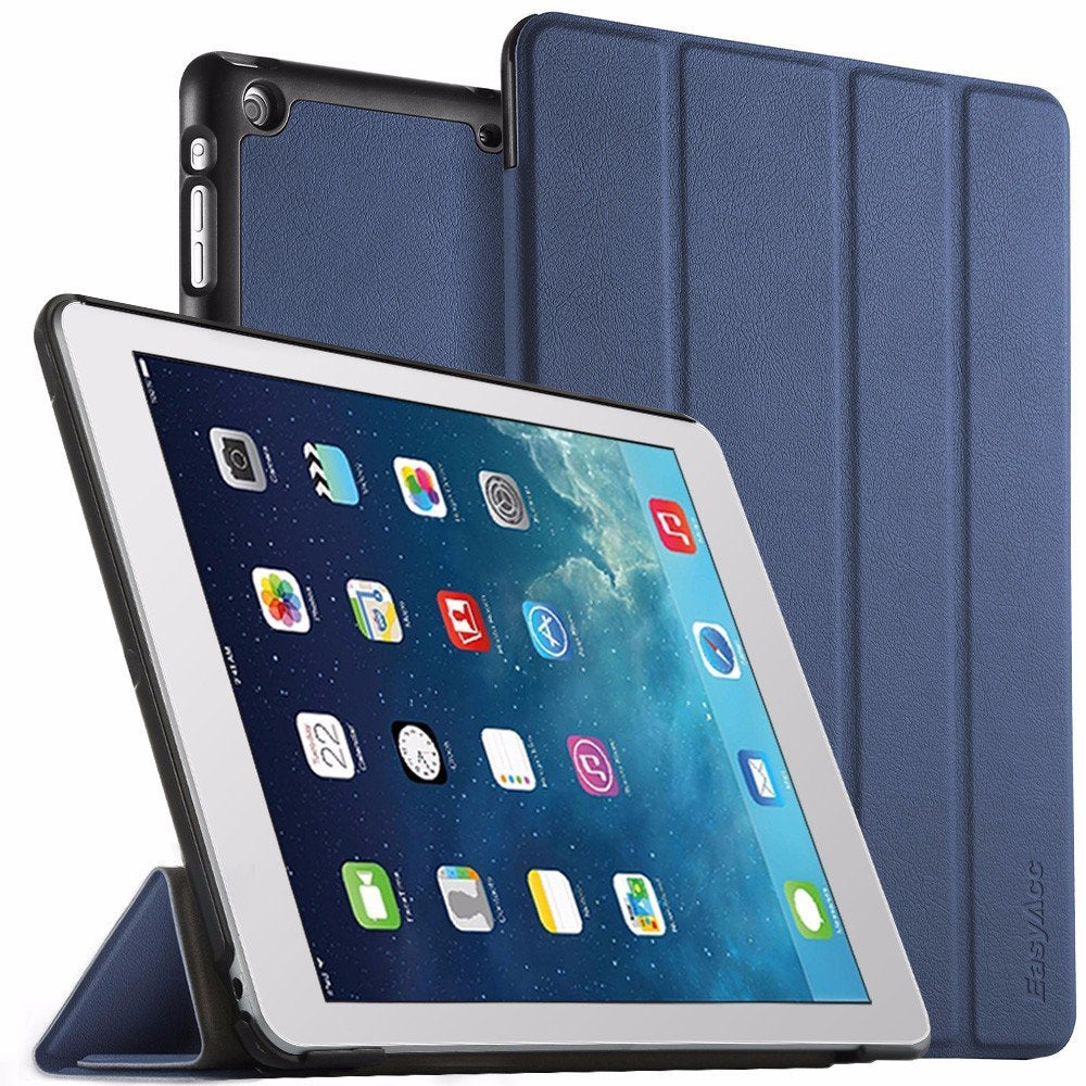 Smart cover met hard case iPad Air (2019) blauw