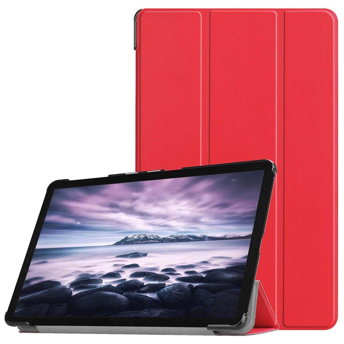 Smart cover met hard case Samsung Galaxy Tab S4 10.5 rood
