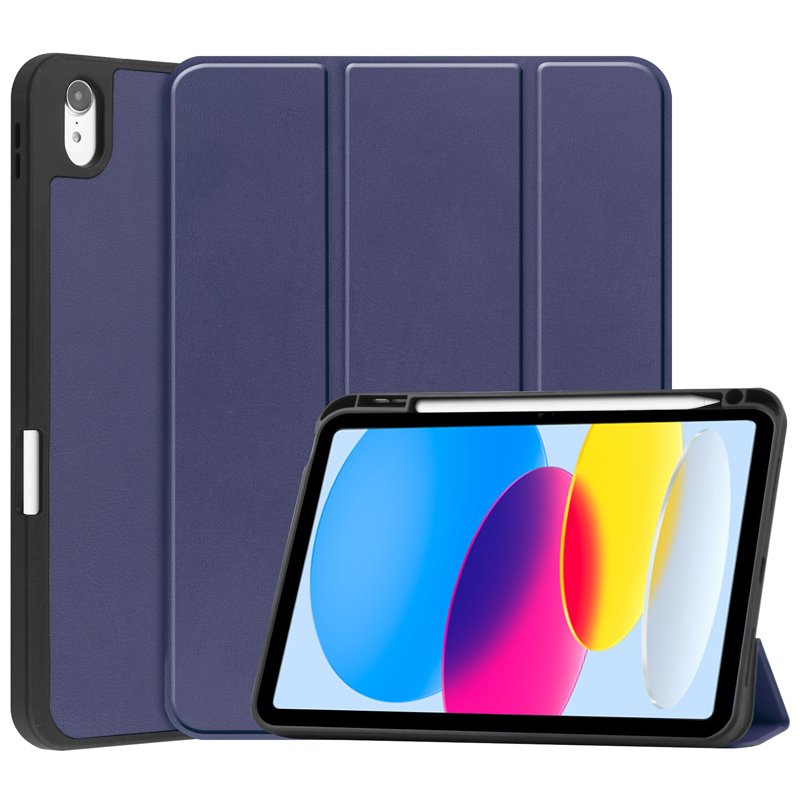 Smart hoes met pencil houder Apple iPad 2022/iPad 2025 blauw