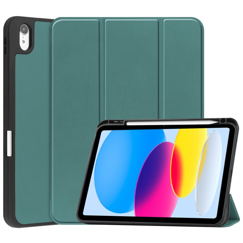 Smart hoes met pencil houder Apple iPad 2022/iPad 2025 groen