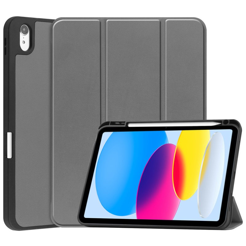 Smart hoes met pencil houder Apple iPad 2022/iPad 2025 grijs