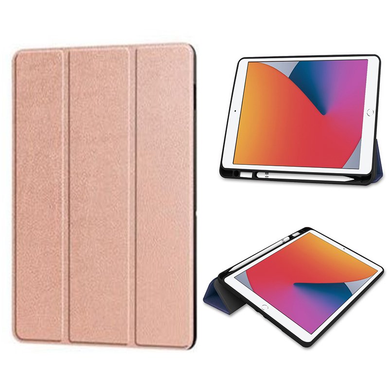 Smart hoes met pencil houder Apple iPad Mini 6 (2021) Rose goud