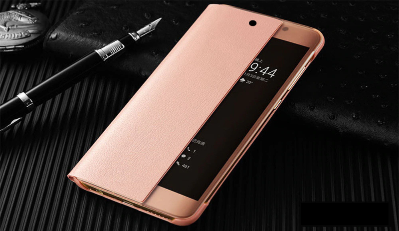 Smart view cover Huawei P20 Lite rose goud