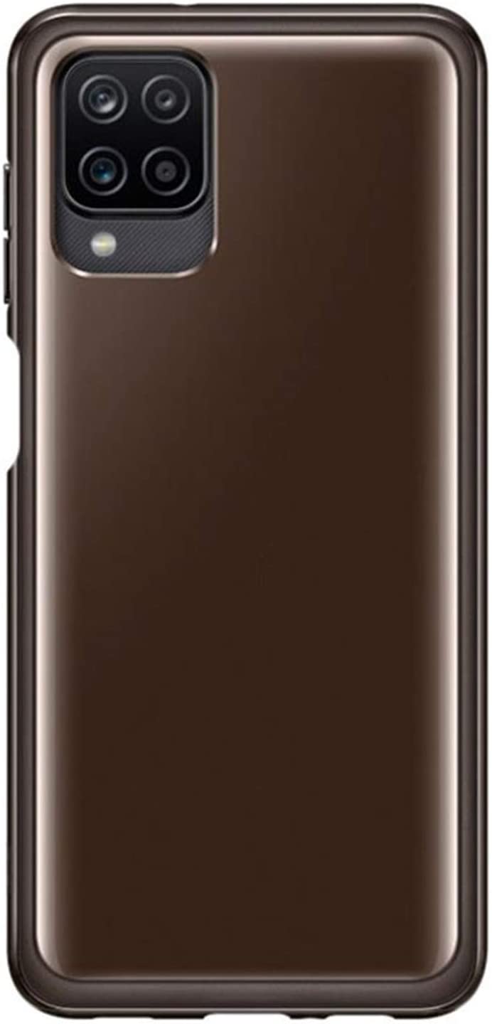 Soft Clear cover Samsung Galaxy A12 EF-QA125TBE zwart