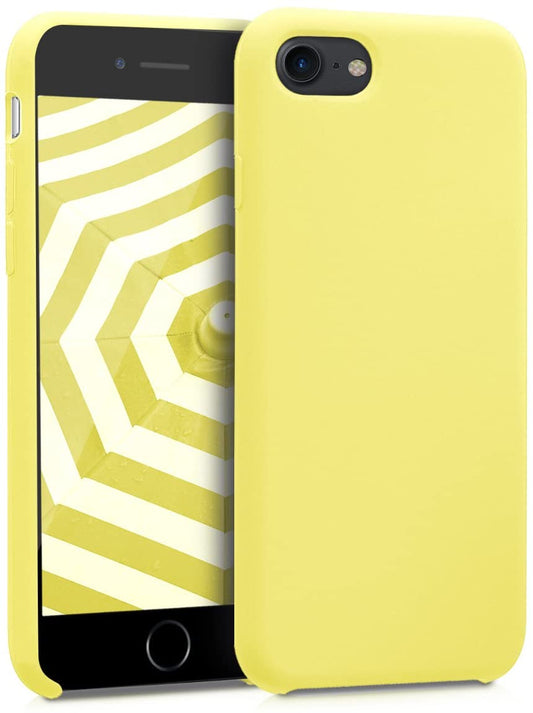 Softcase hoesje Apple iPhone 7/8/SE (2020/2022) mat - geel
