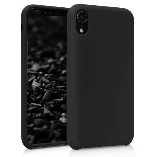 Softcase hoesje Apple iPhone XR mat - zwart