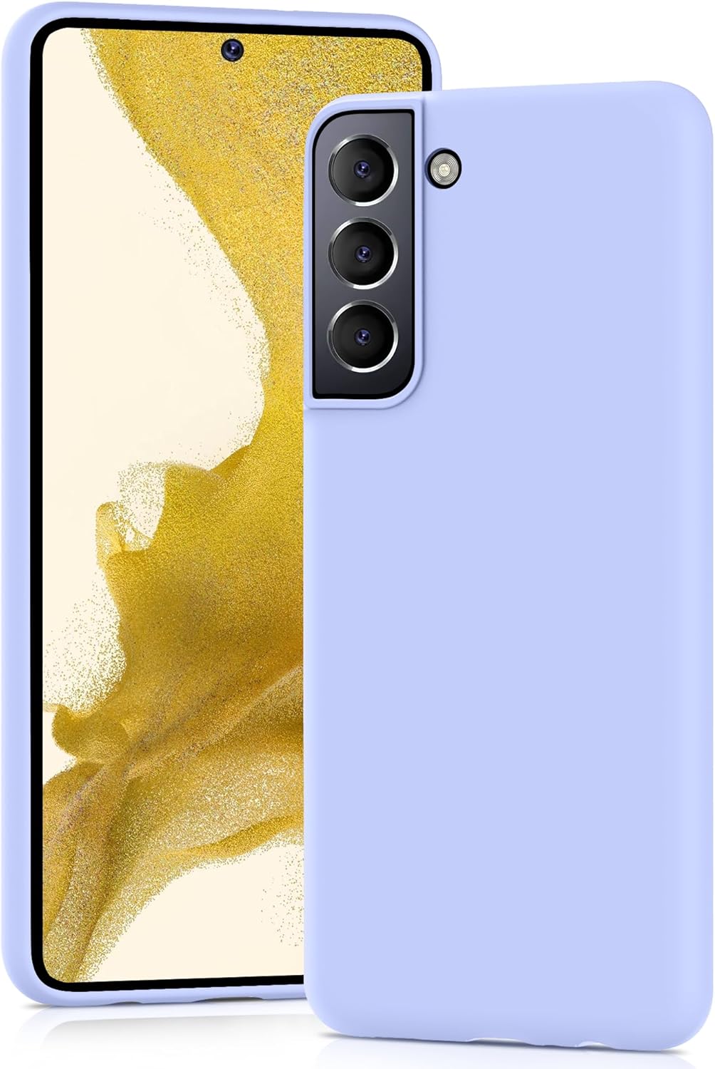 Softcase hoesje Samsung Galaxy S22 mat - paars
