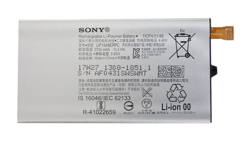 Sony batterij Xperia XZ1 Compact 2700 mAh
