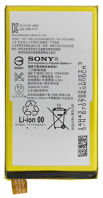 Sony batterij Xperia Z3 Compact 2600 mAh Origineel