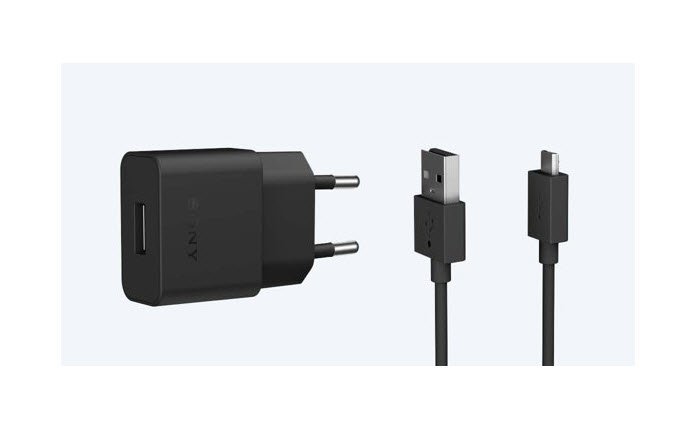 Sony lader UCH20 + UCB20 USB-C laad set - zwart